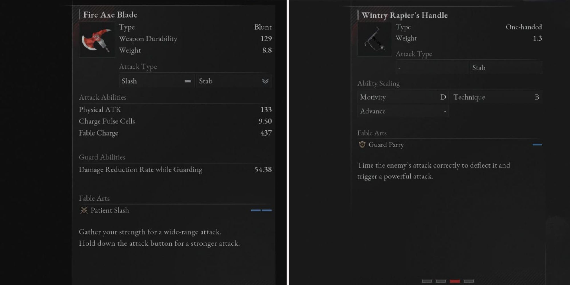 lies of p fire axe blade wintry rapier handle