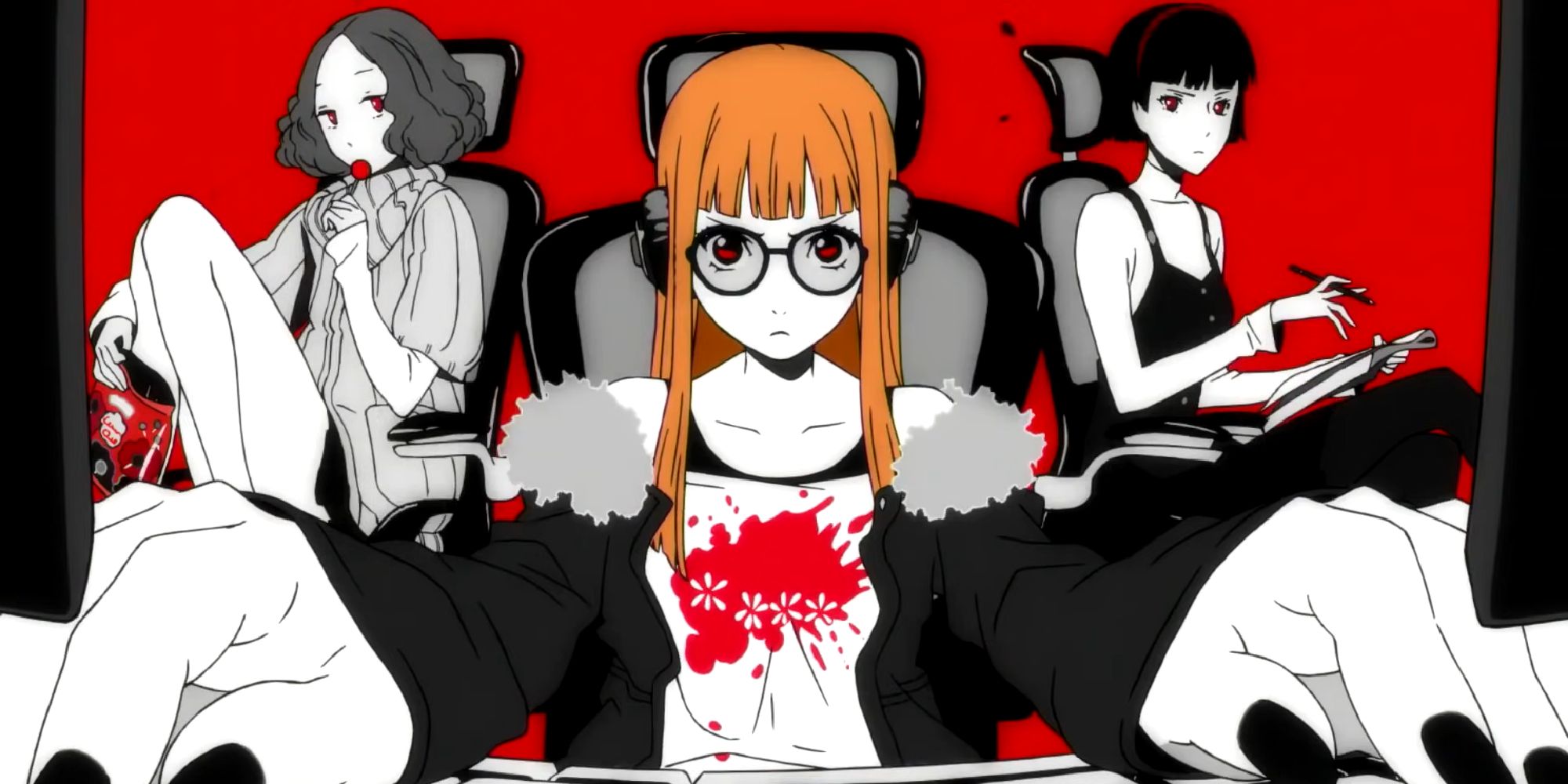 persona 5 opening haru makoto futaba