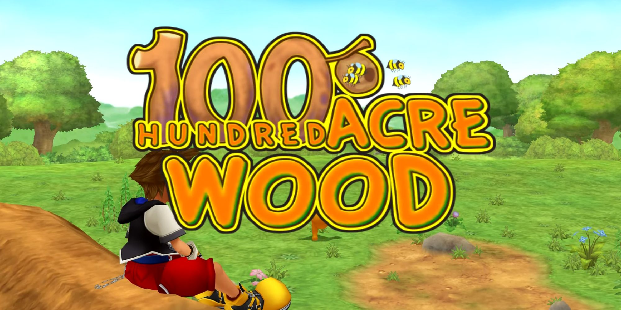 kingdom hearts 1 100 acre wood title screen