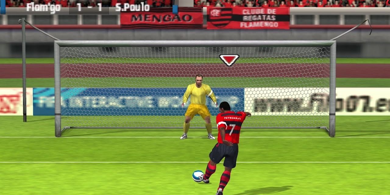 Sao Paolo v Flamengo in fifa 07
