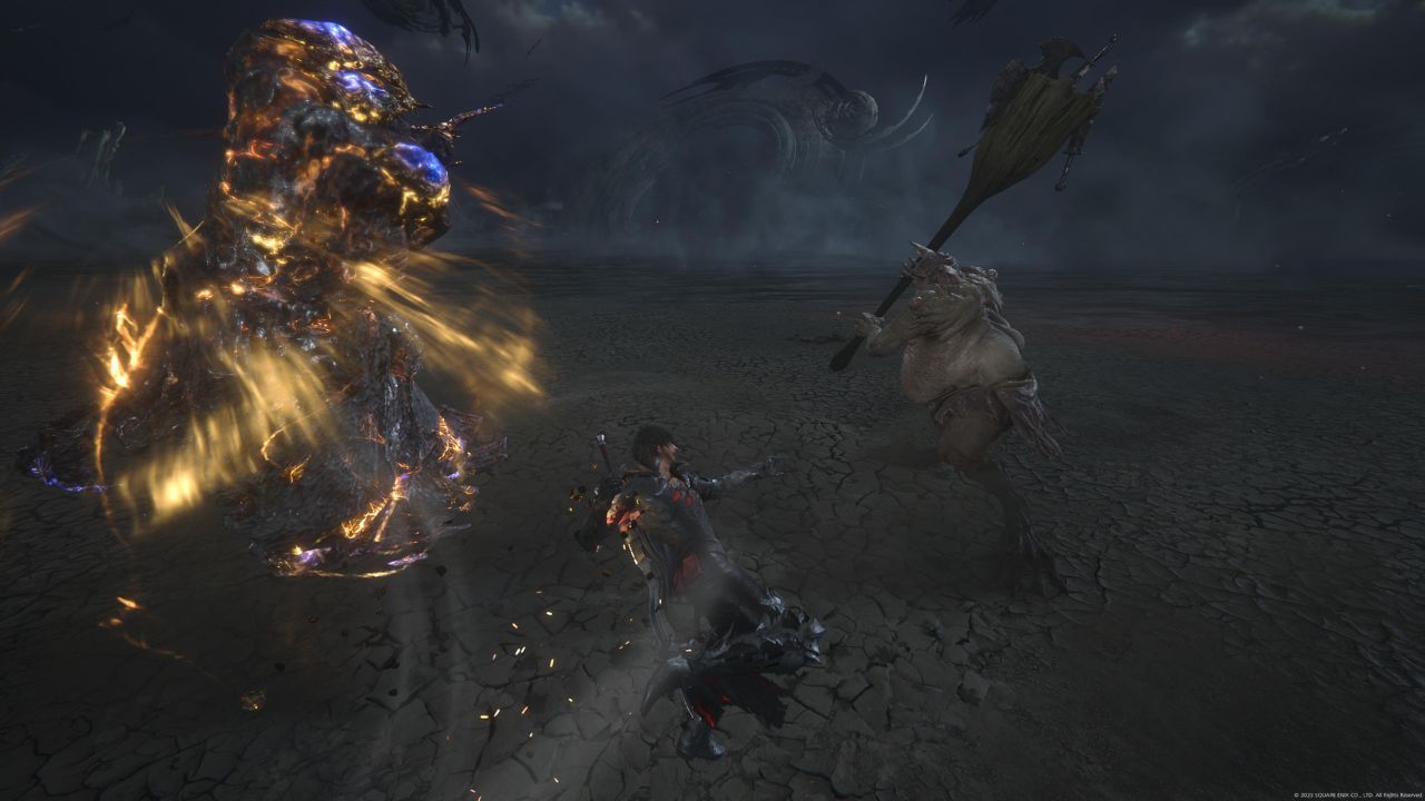Using Upheavel against the Eartbound Gigas in Stage 1-3.