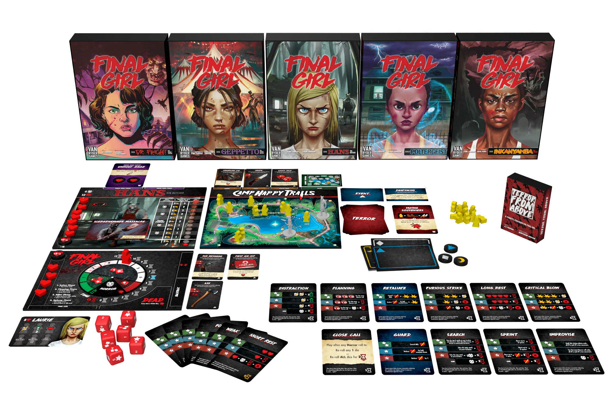 Final Girl, a board game from Van Ryder Games.