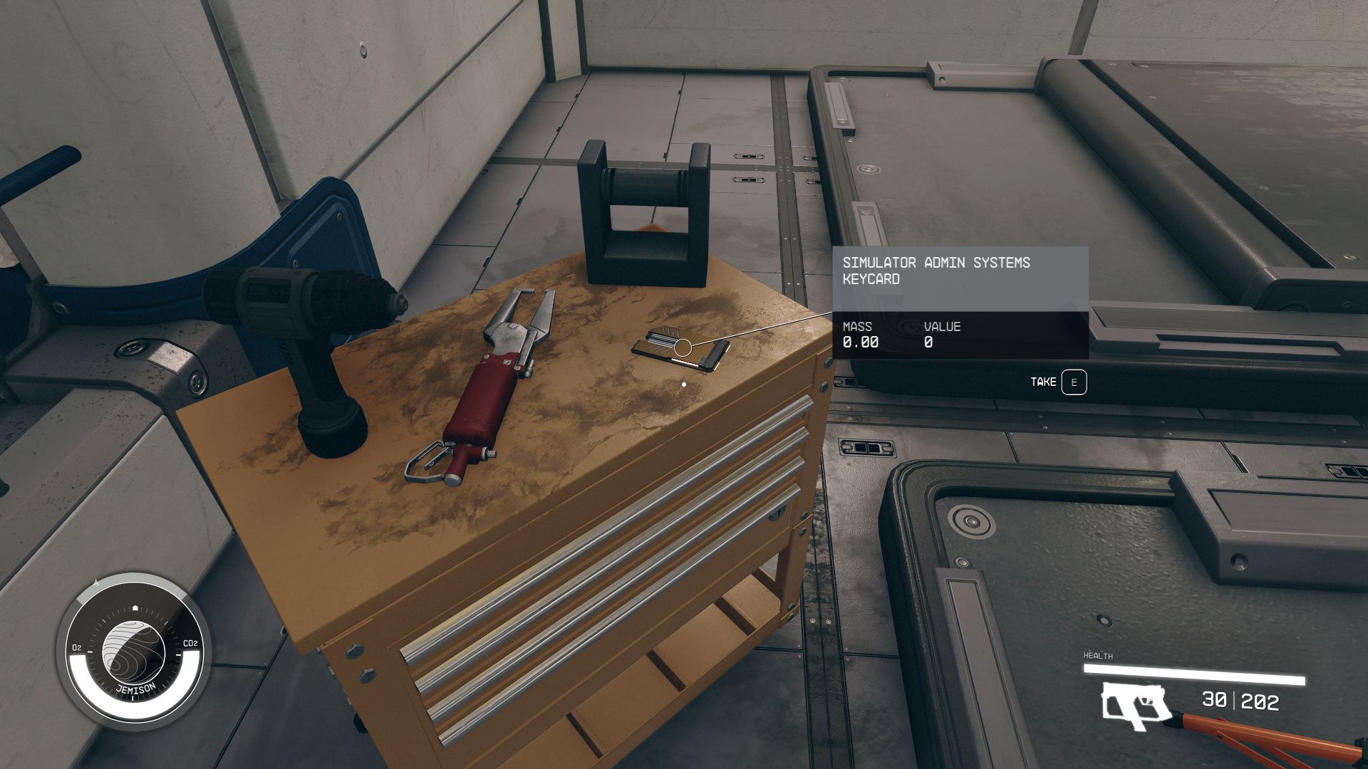 Flight Simulator Admin Systems Keycard in Starfield