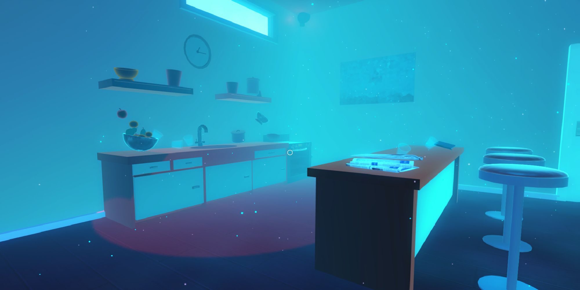 fractured minds screenshot of kitchen area