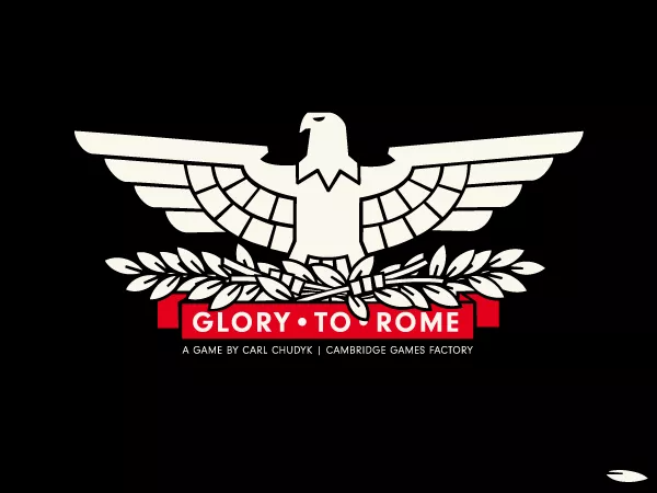 Box art for Glory To Rome, a board game.