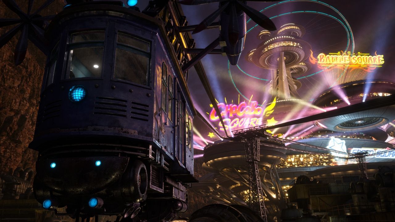 Gold Saucer approach in FF7 Rebirth