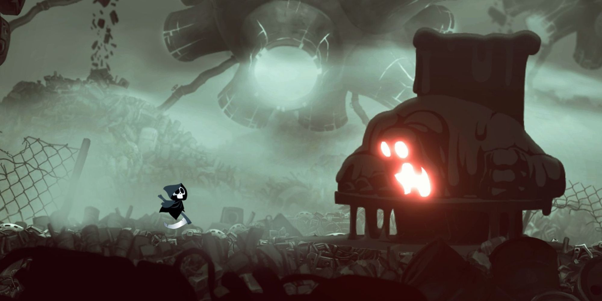 Death prepares to fight Gordon Grimes