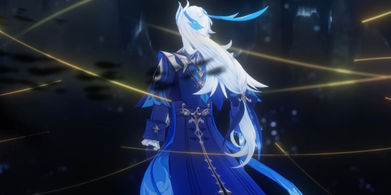 Genshin Impact Neuvillette Back Angle