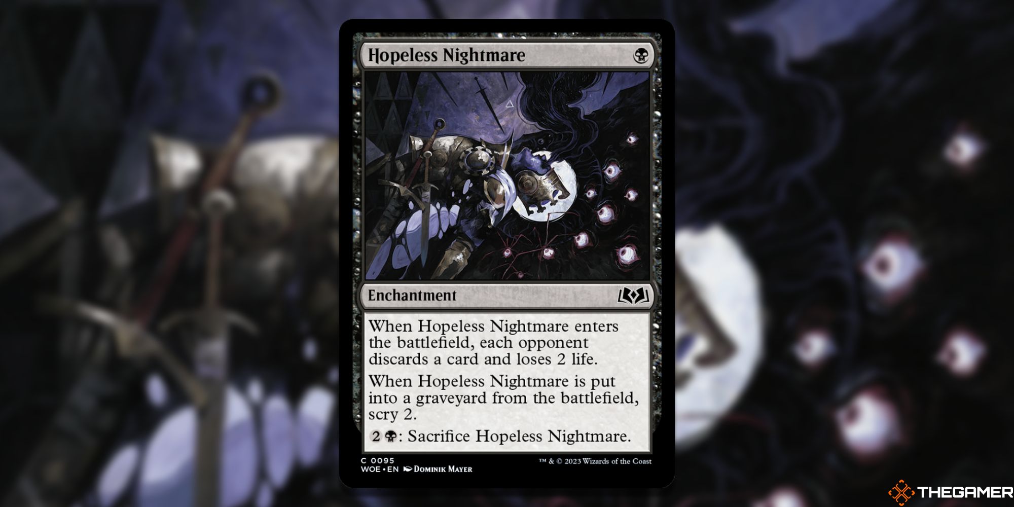 MTG: Hopeless Nightmare card