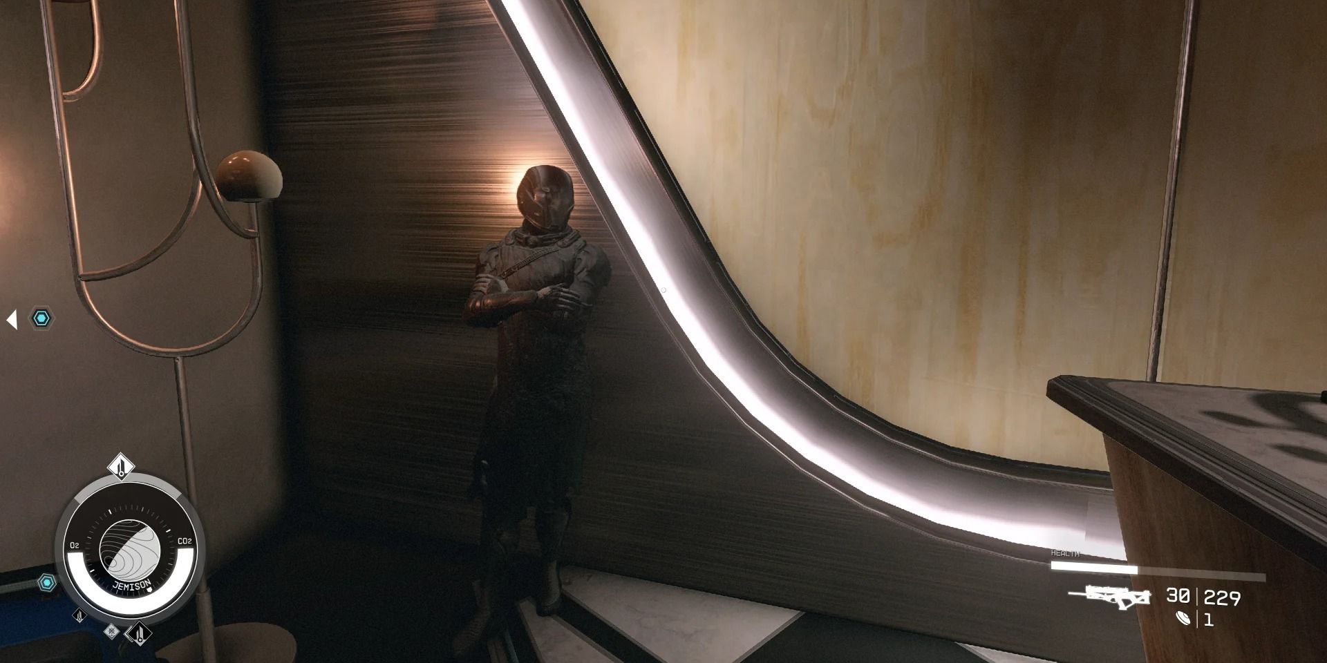 Starfield the hunter in the viewport