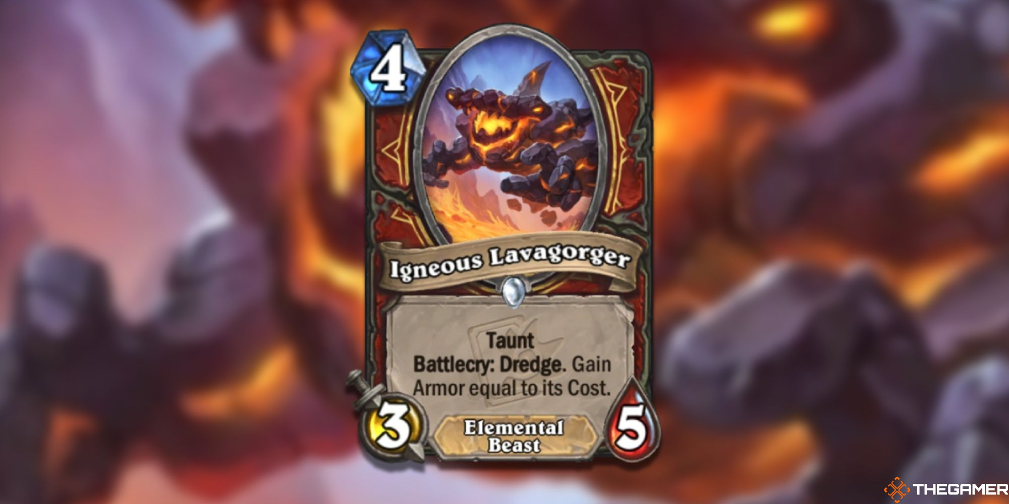 Igneous Lavagorger Hearthstone Card