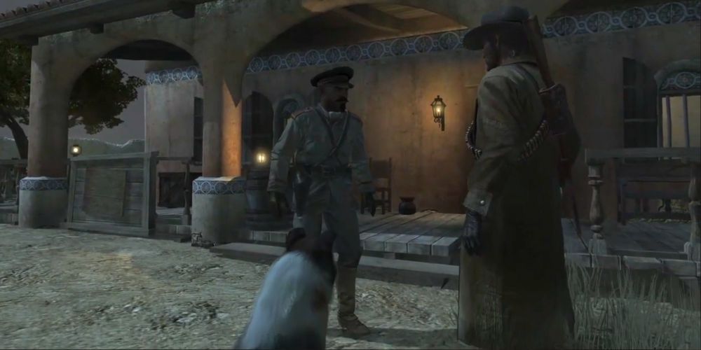 John Marston accepts a Nightwatch Mission