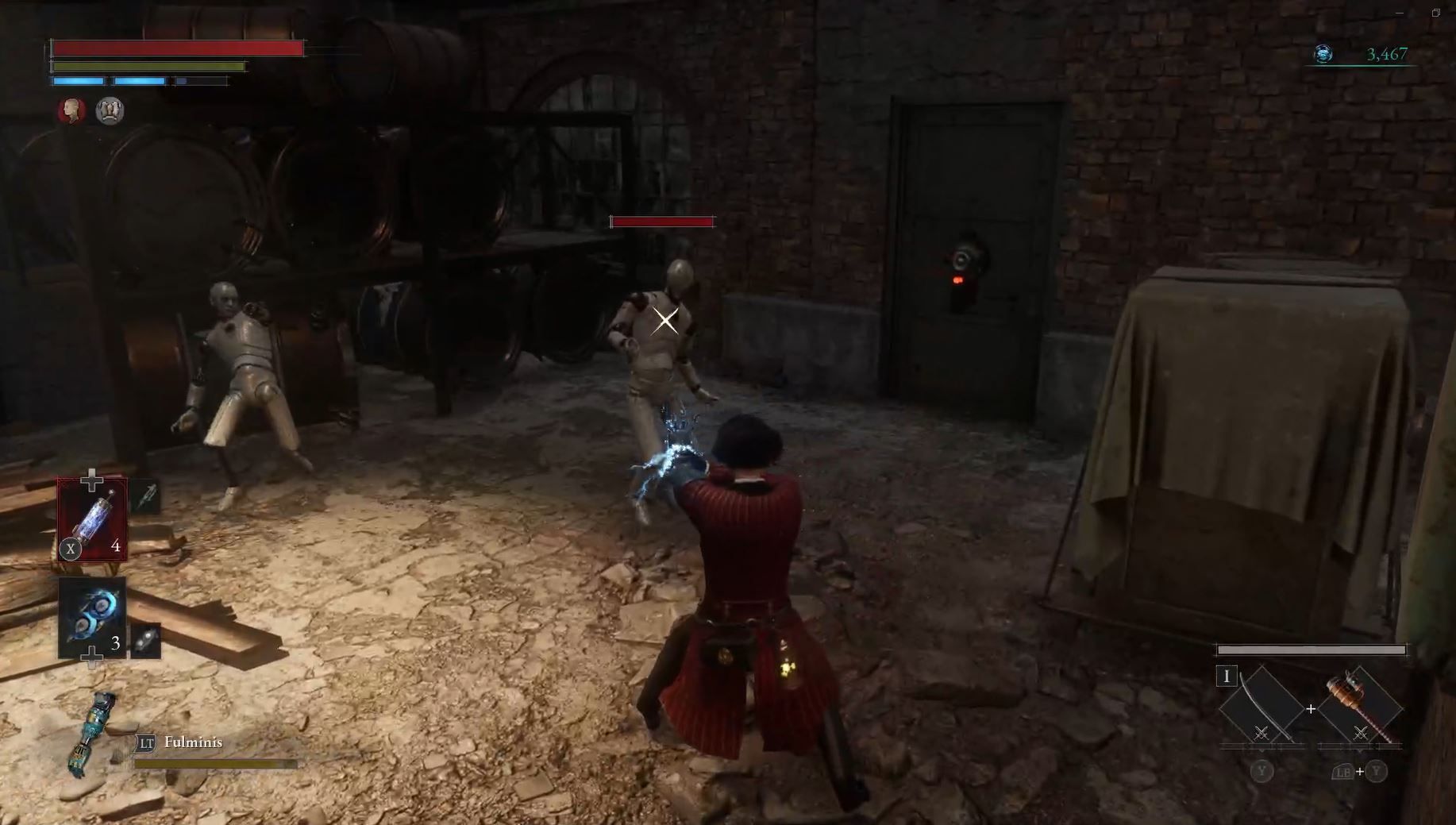 P Charges Fulminis To Defeat Dummy Puppets In Secret Union Entrance Room In Lies of P