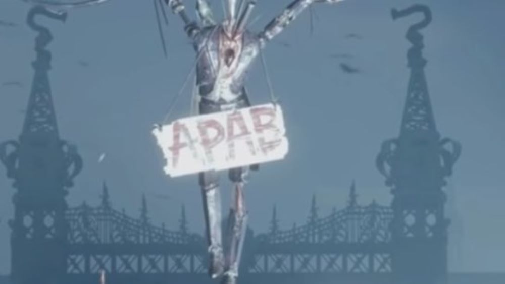 Lies of P puppet with the sign APAB