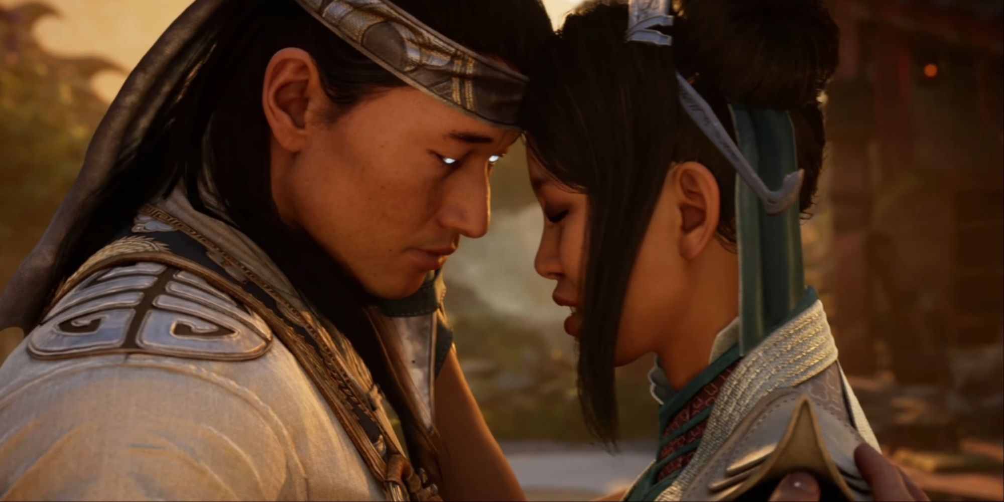 Titan Liu Kang and Titan Kitana, in Mortal Kombat 1