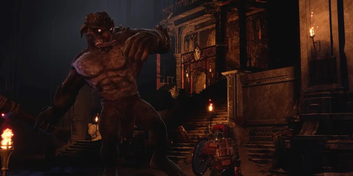 lord of the rings return to moria a troll fights a dwarf-1