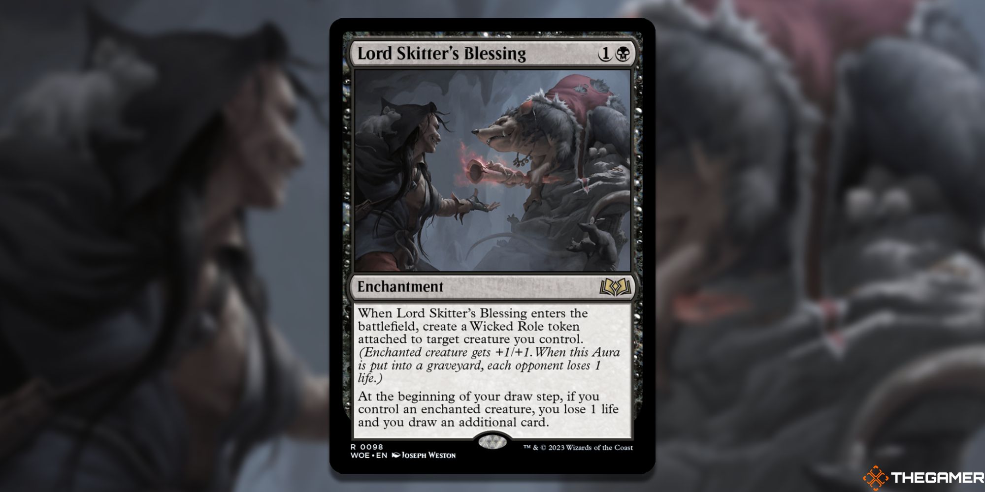 MTG: Lord Skitters' Blessing card