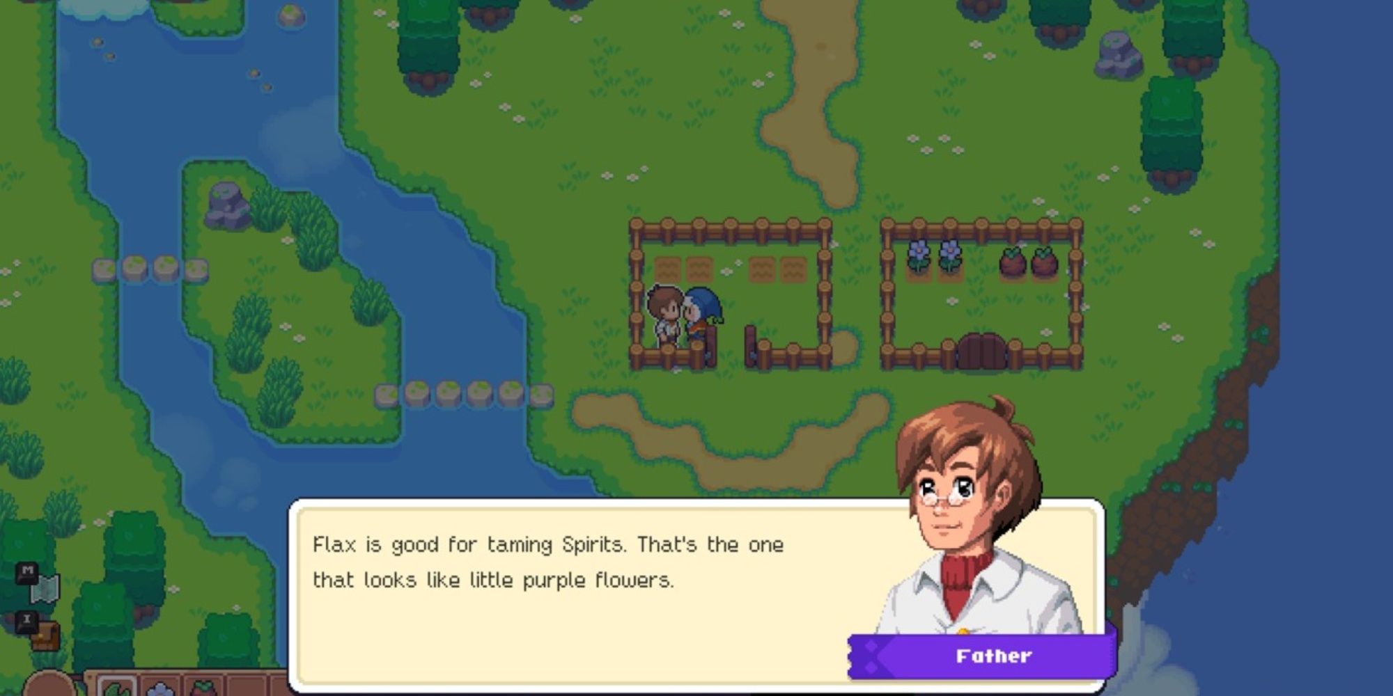 Moonstone Island Father Saying Flax Is Good For Taming Spirits