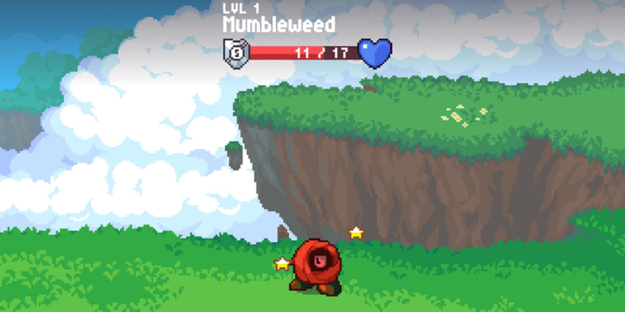Moonstone Island Mumbleweed dizzy and with zero armor