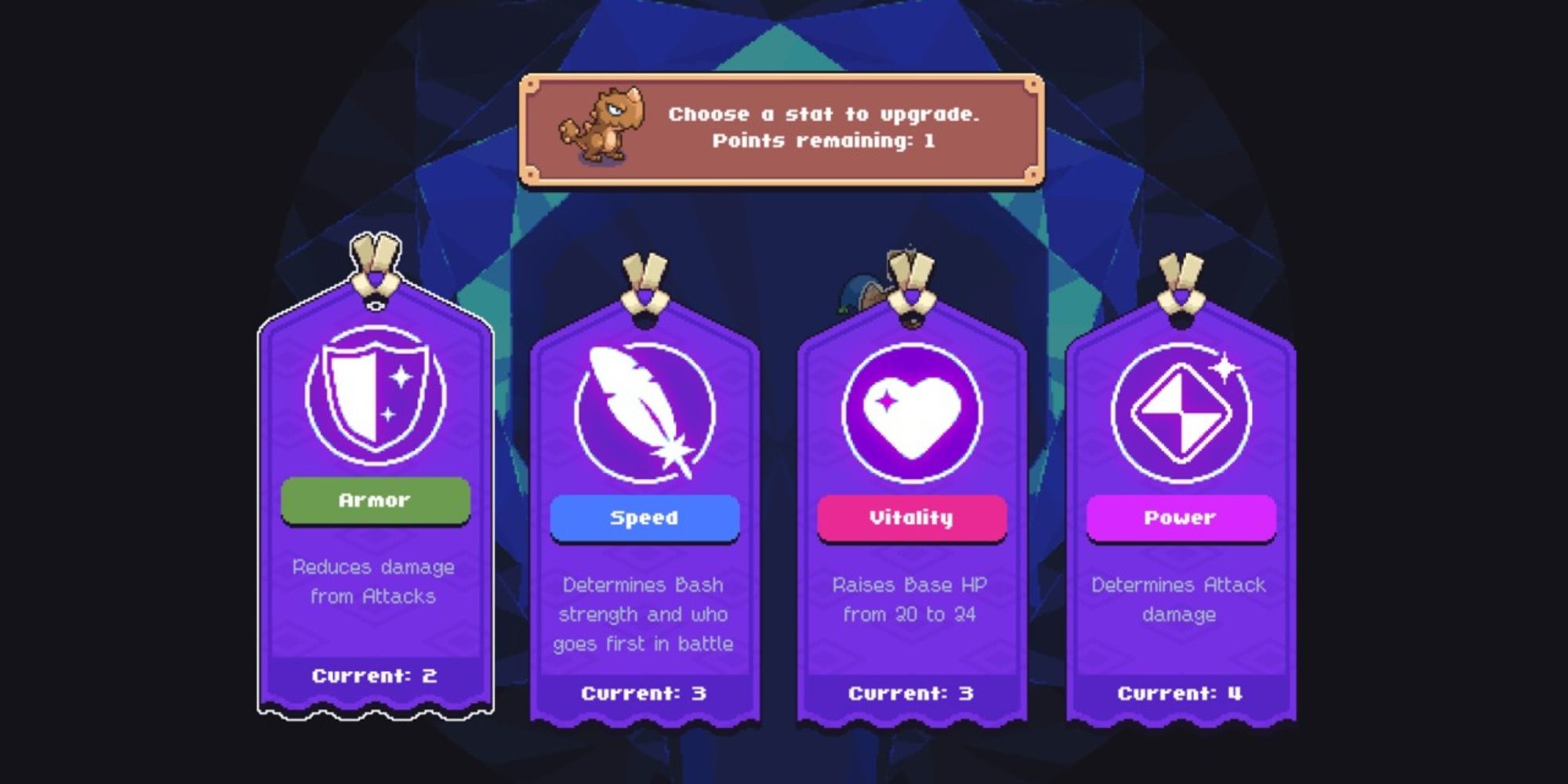 Moonstone Island Spirit Upgrade Selection