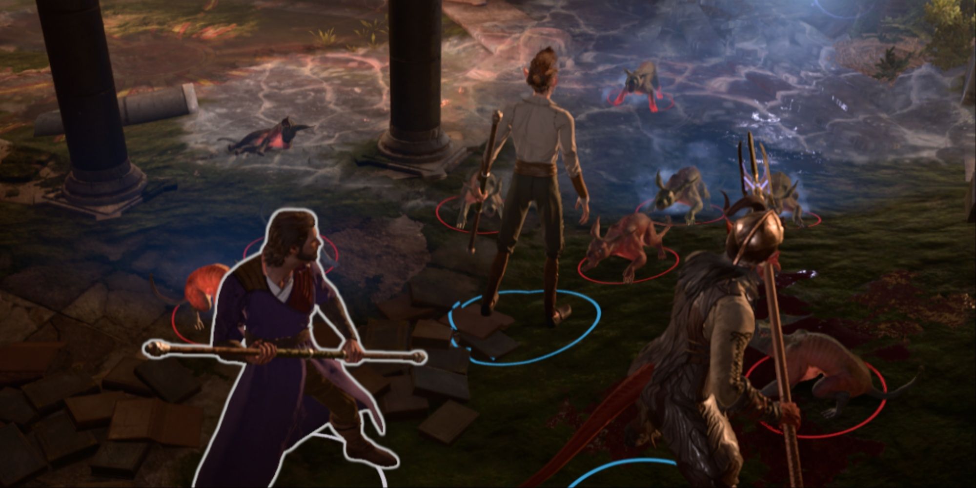 Party facing off against Gremishkas in Baldur's Gate 3