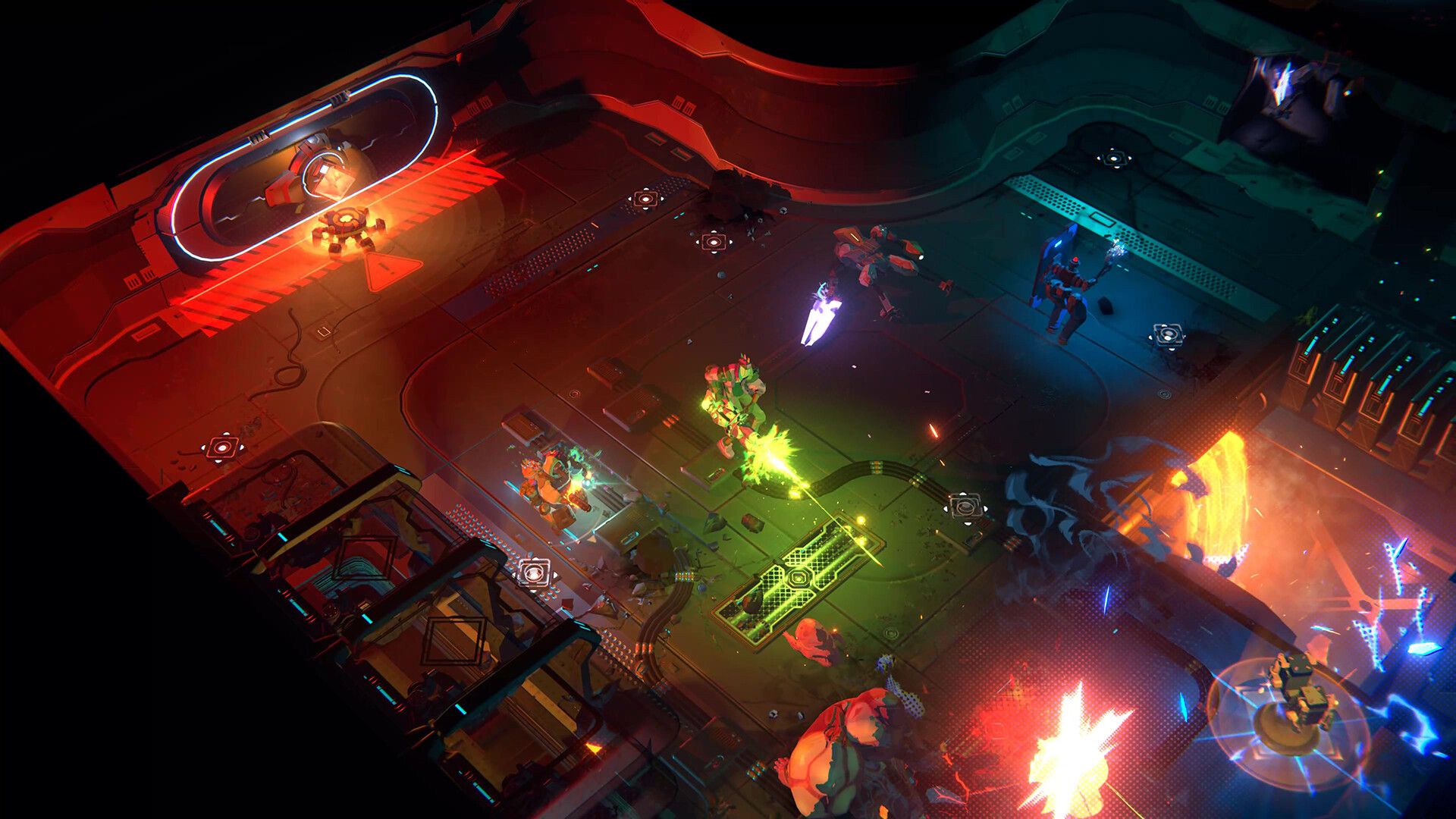 Players battling through a level in Endless Dungeon.