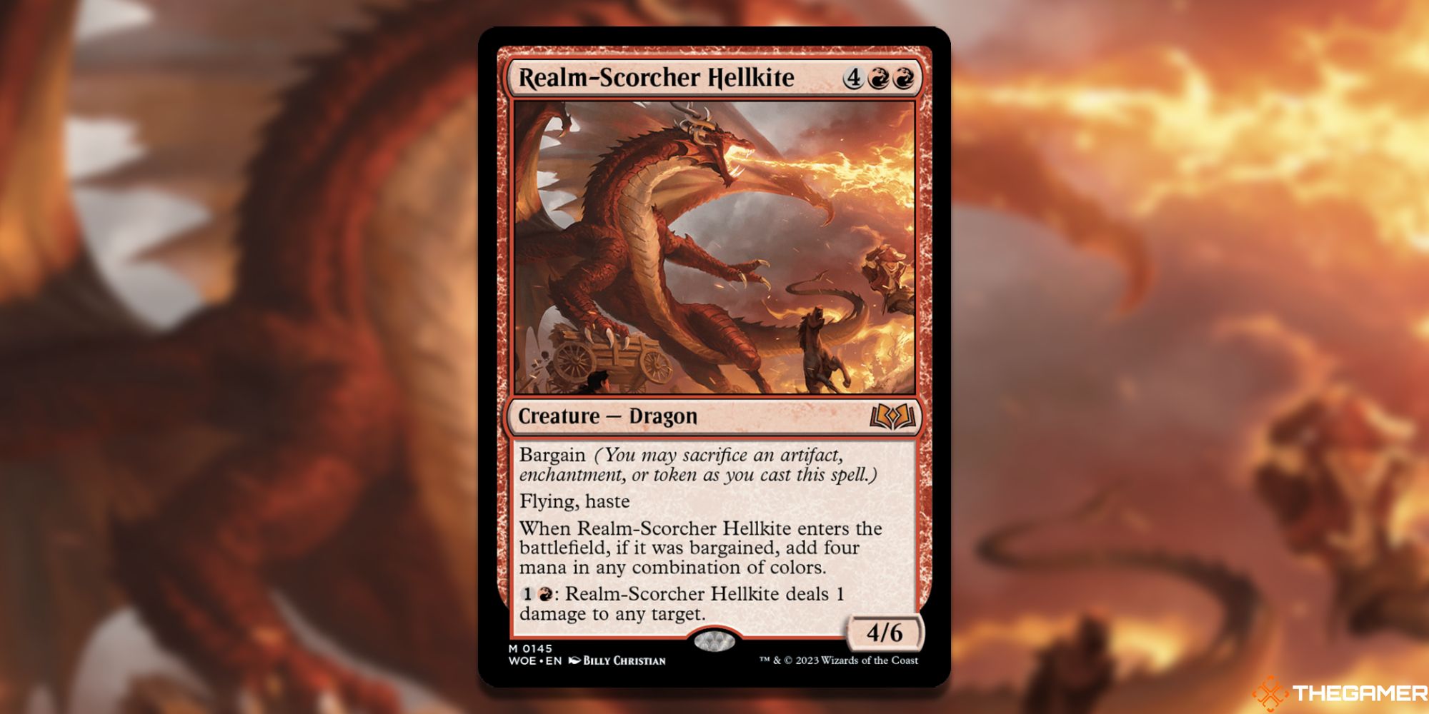 MTG: Realm-Scorcher Hellkite card