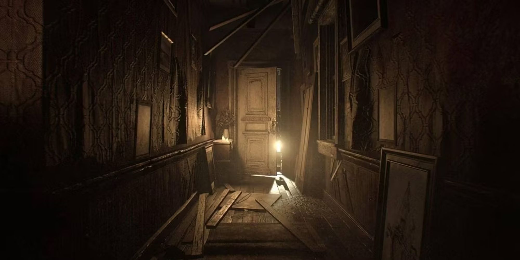 Resident Evil Biohazard A Hallway In The Old House