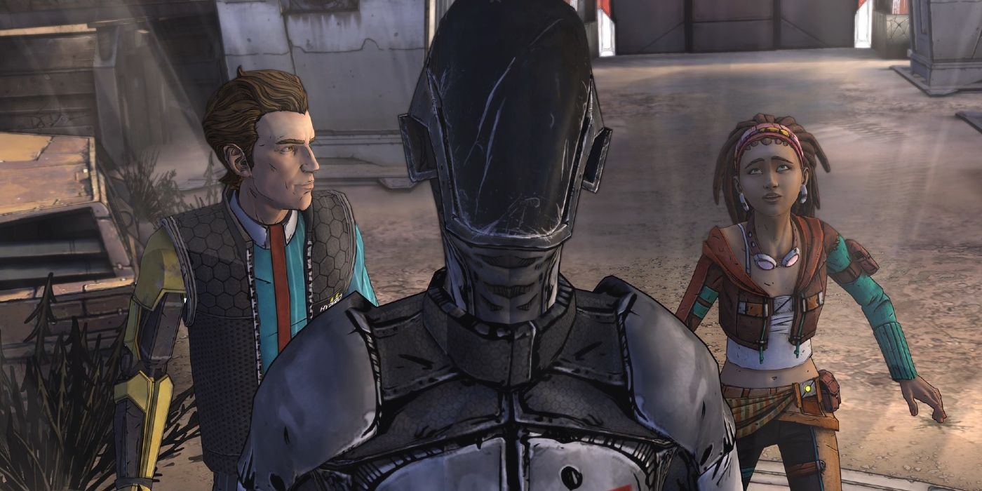 Image of Rhys, Sasha, and Zero from Tales From The Borderlands