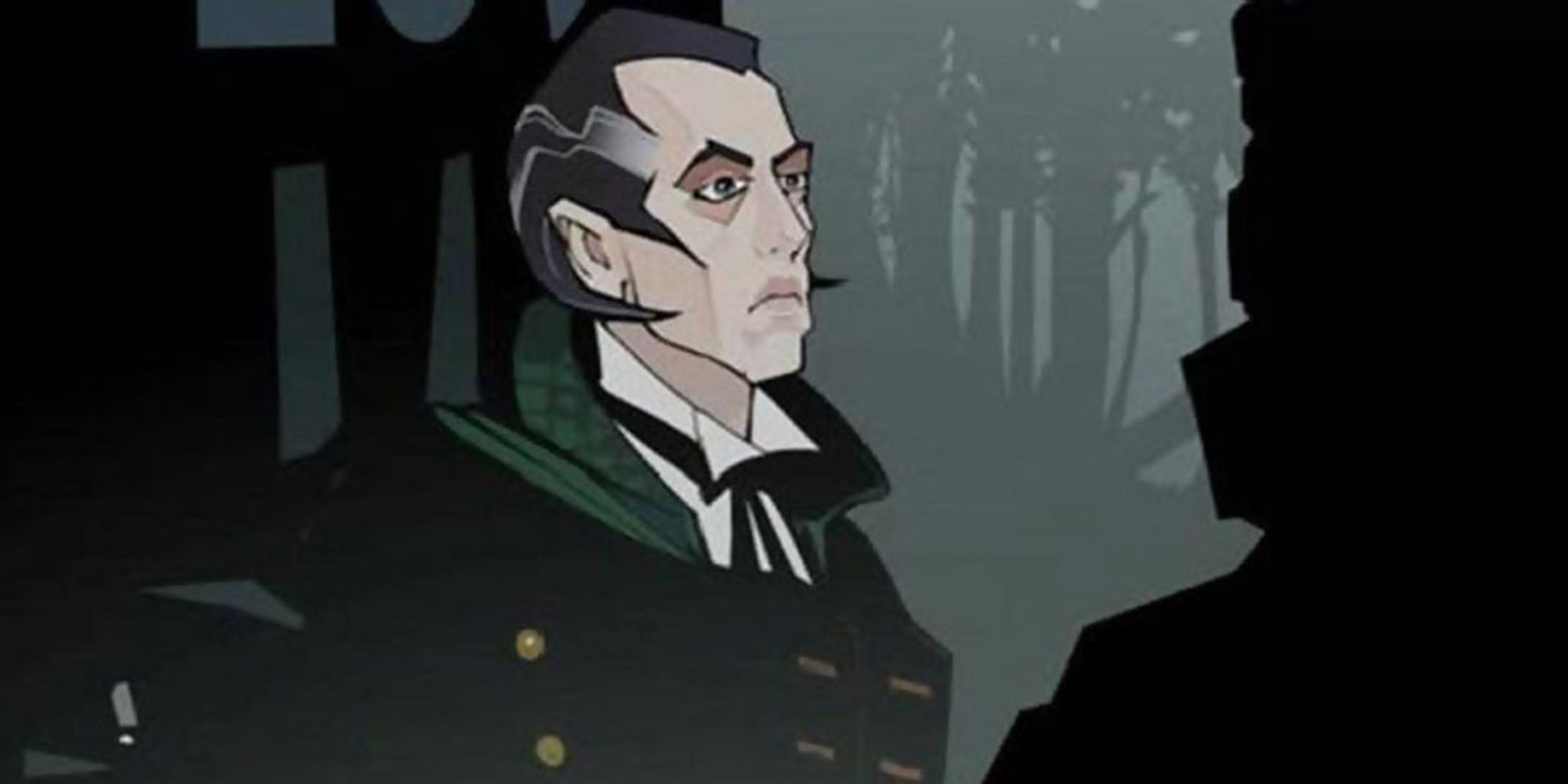 Richard E Grant animated as the Shalka Doctor Who