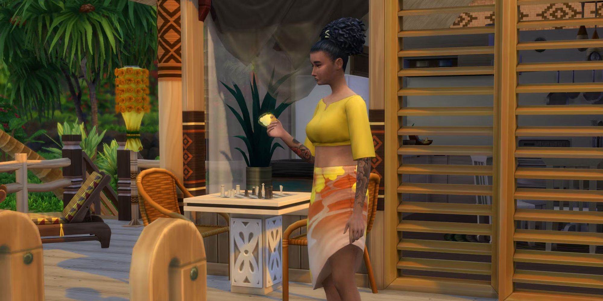 sims 4 sim eating mermadic kelp