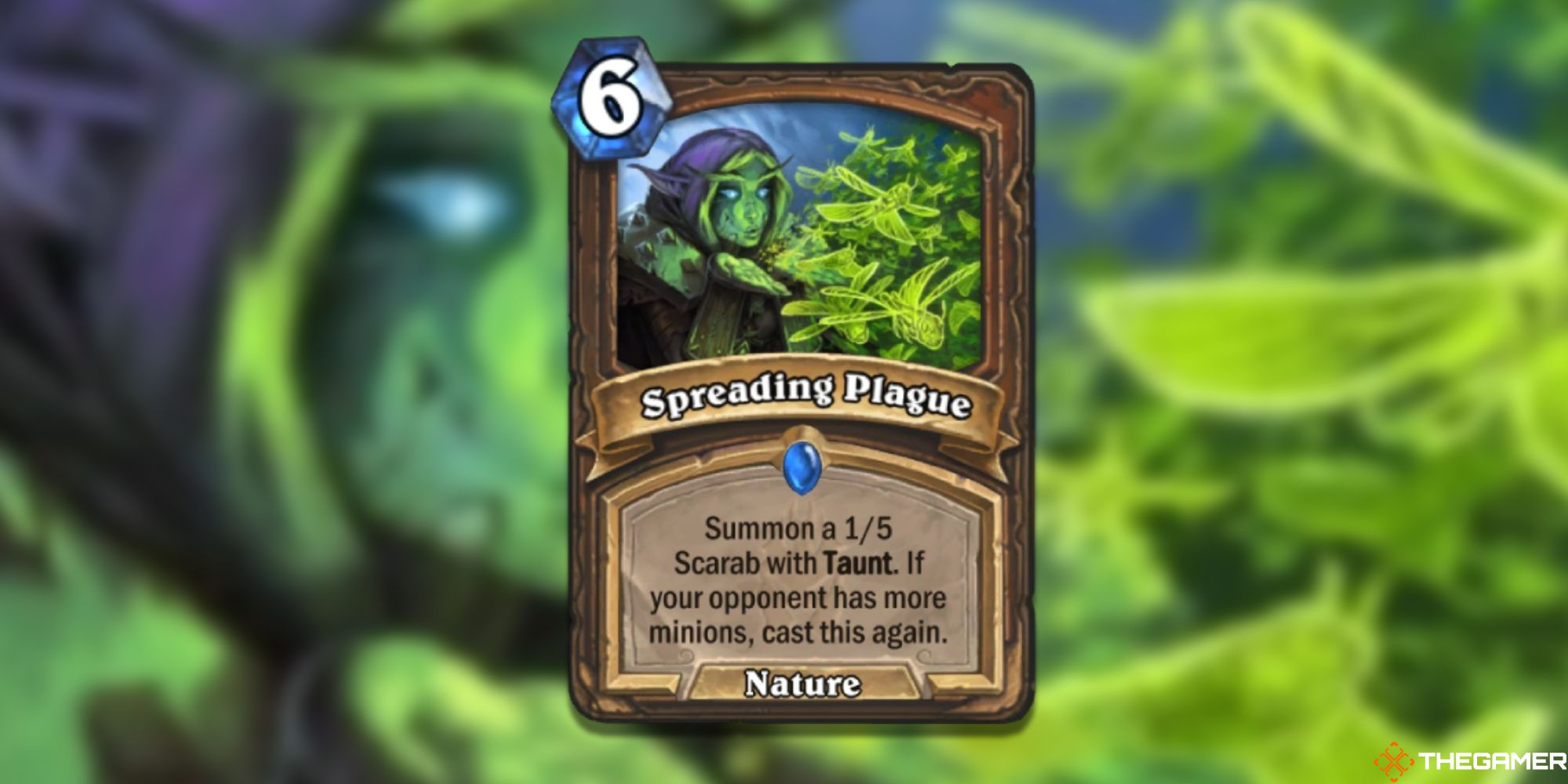 Spreading Plague Hearthstone Card