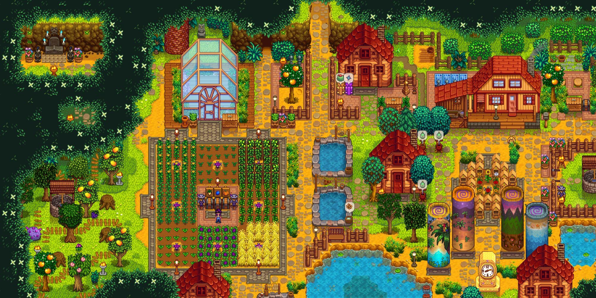 Stardew Valley a player's farm