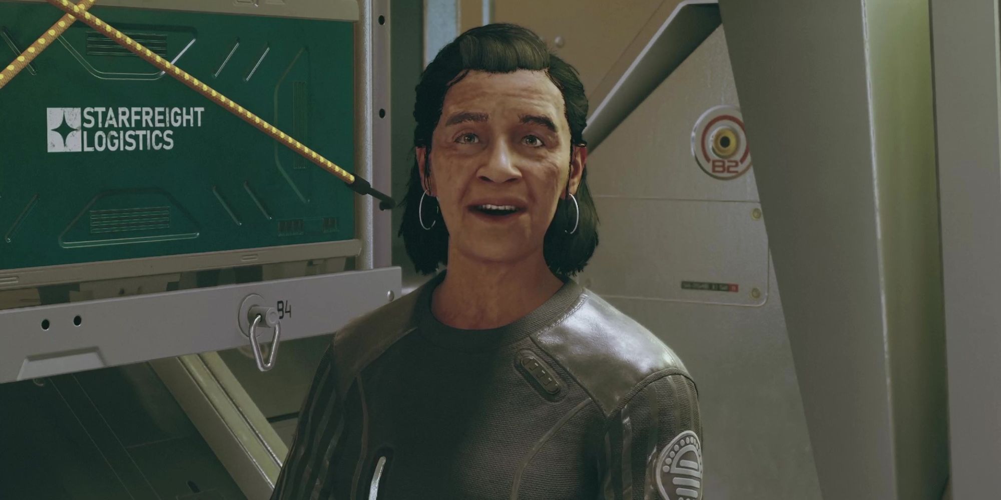 A grandmother talking to you on board her space ship.
