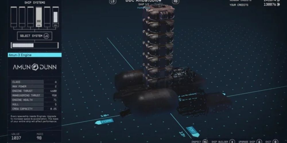 Starfield, Screenshot Amun-3 Engine