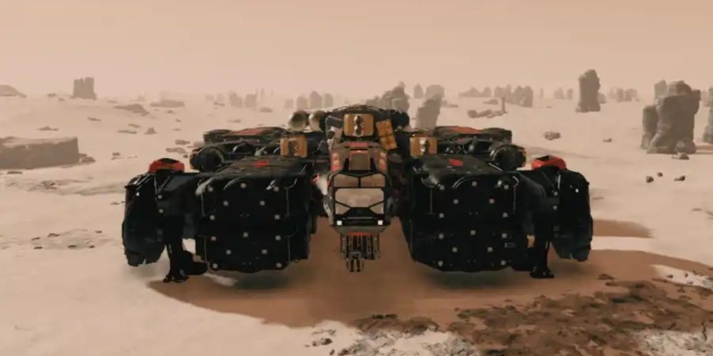 Starfield, Screenshot Of A Landed Ship