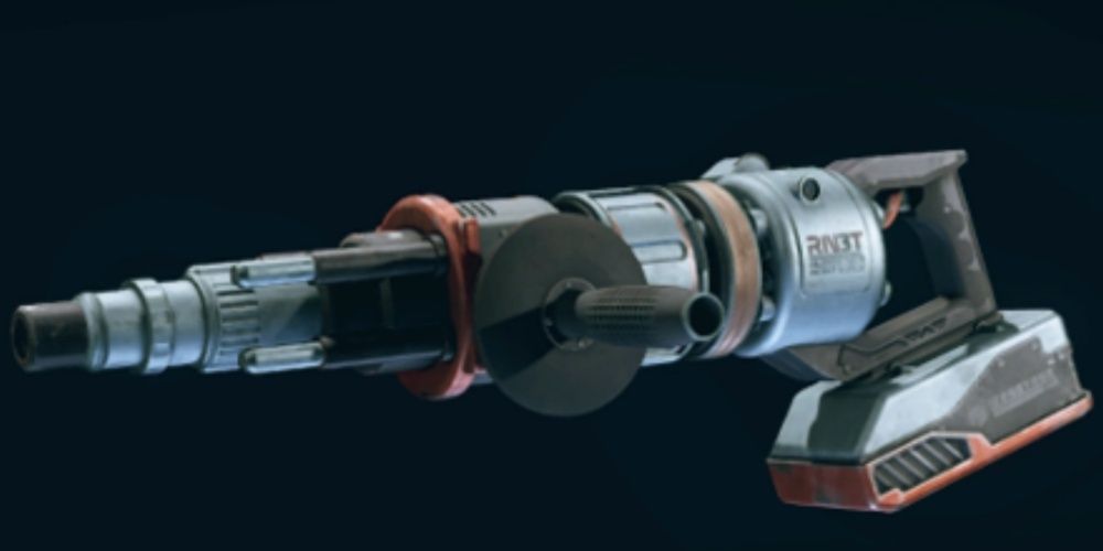 Starfield, Screenshot Of The Auto-Rivet Heavy Weapon