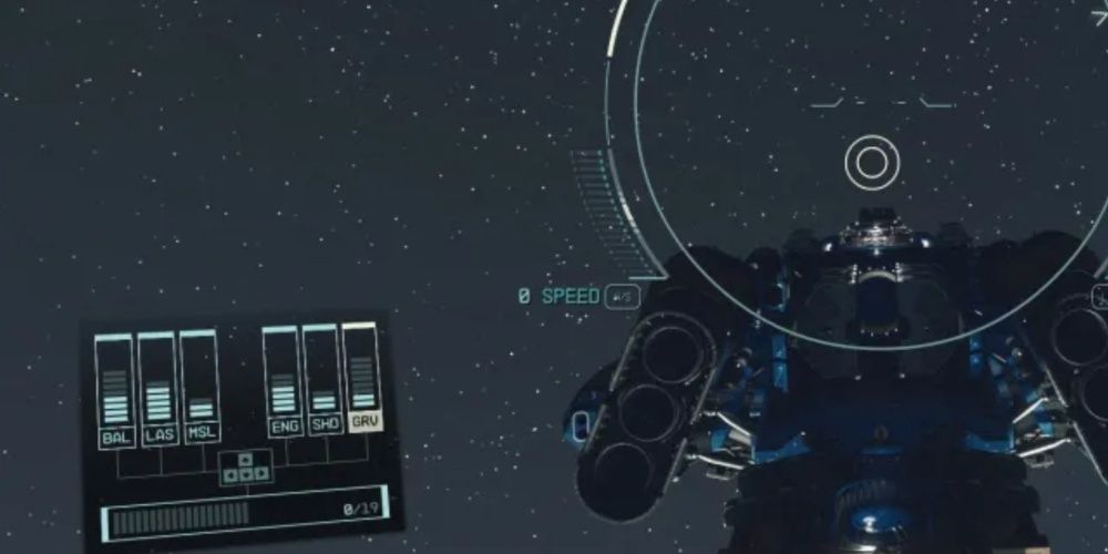 Starfield, Screenshot Of The SDG 2300 Grav Drive In Use
