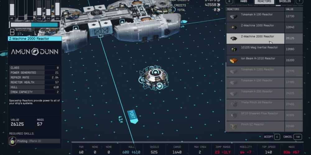 Starfield, Screenshot Of The Z-Machine 2000 Reactor 