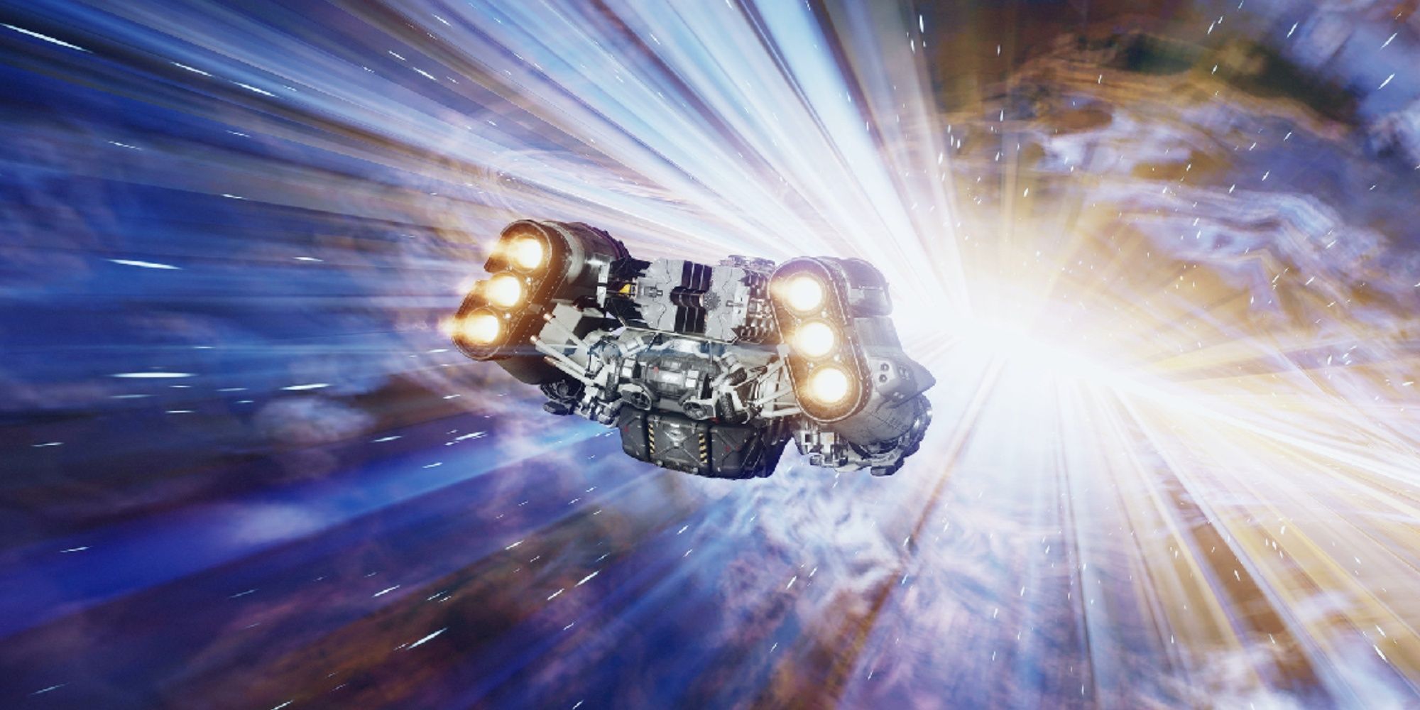 Starfield, Spaceshift Travelling At High Speeds