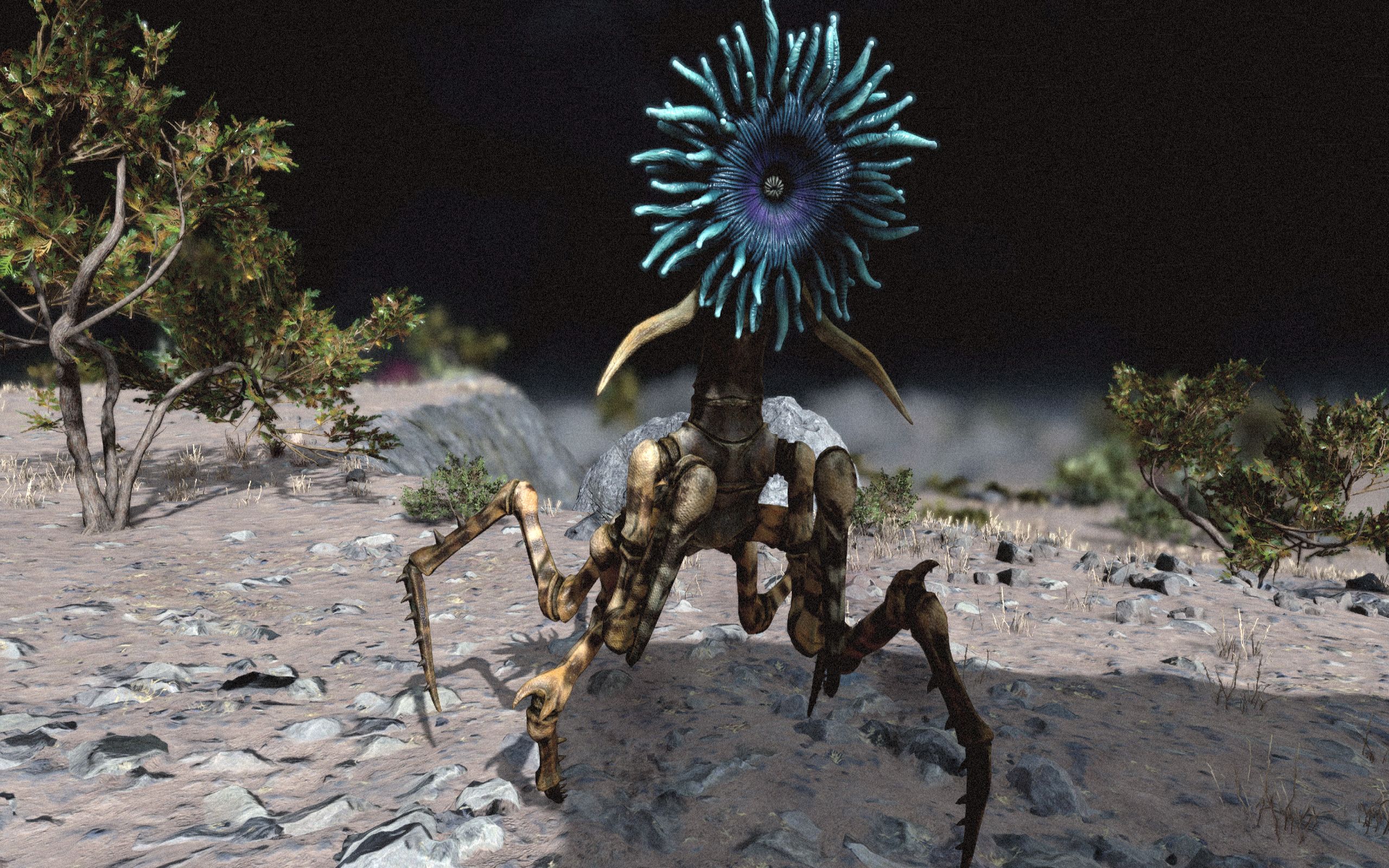 A Pack Coralbug darting towards player to attack 