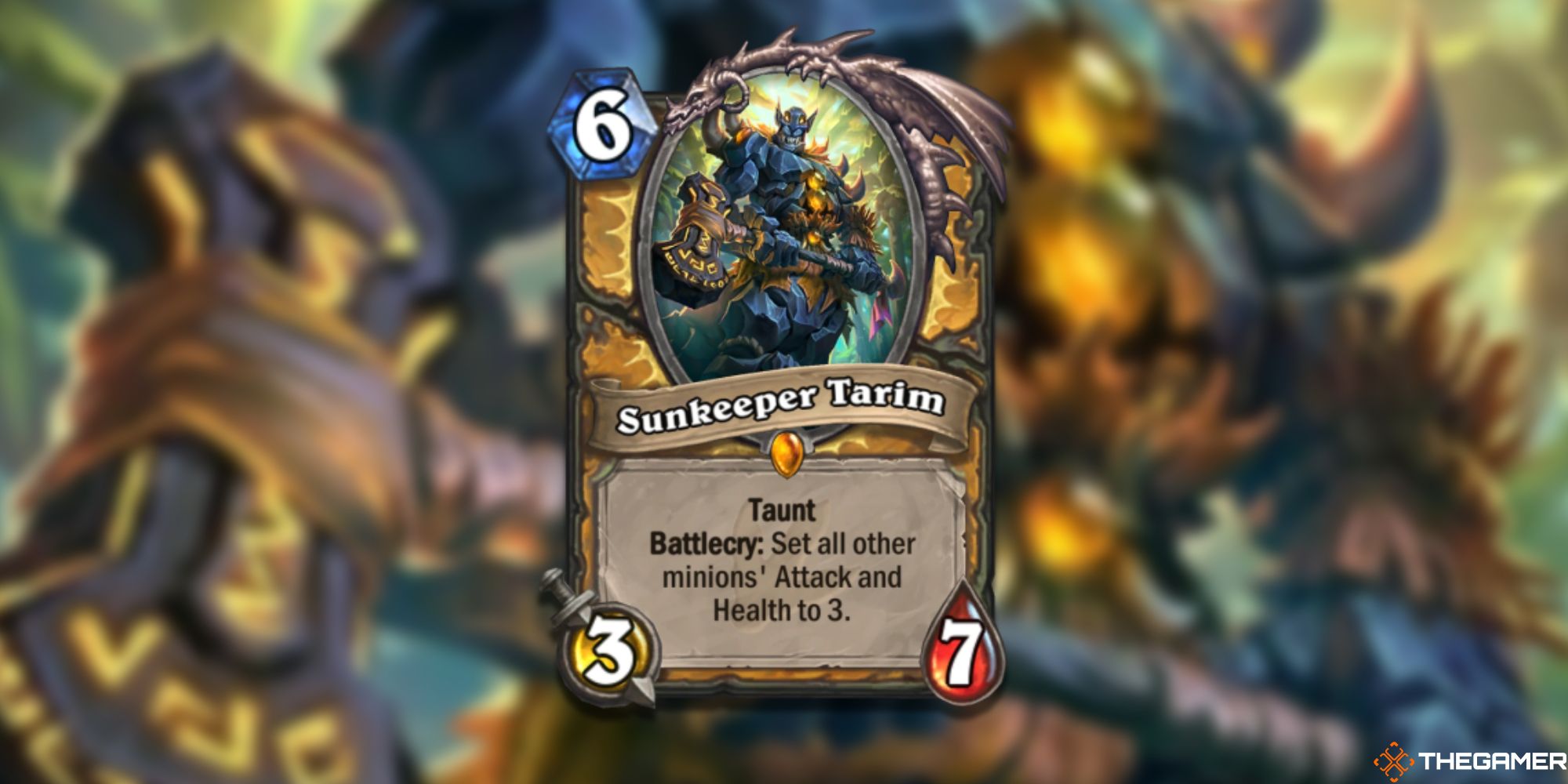 Sunkeeper Tarim Hearthstone Card