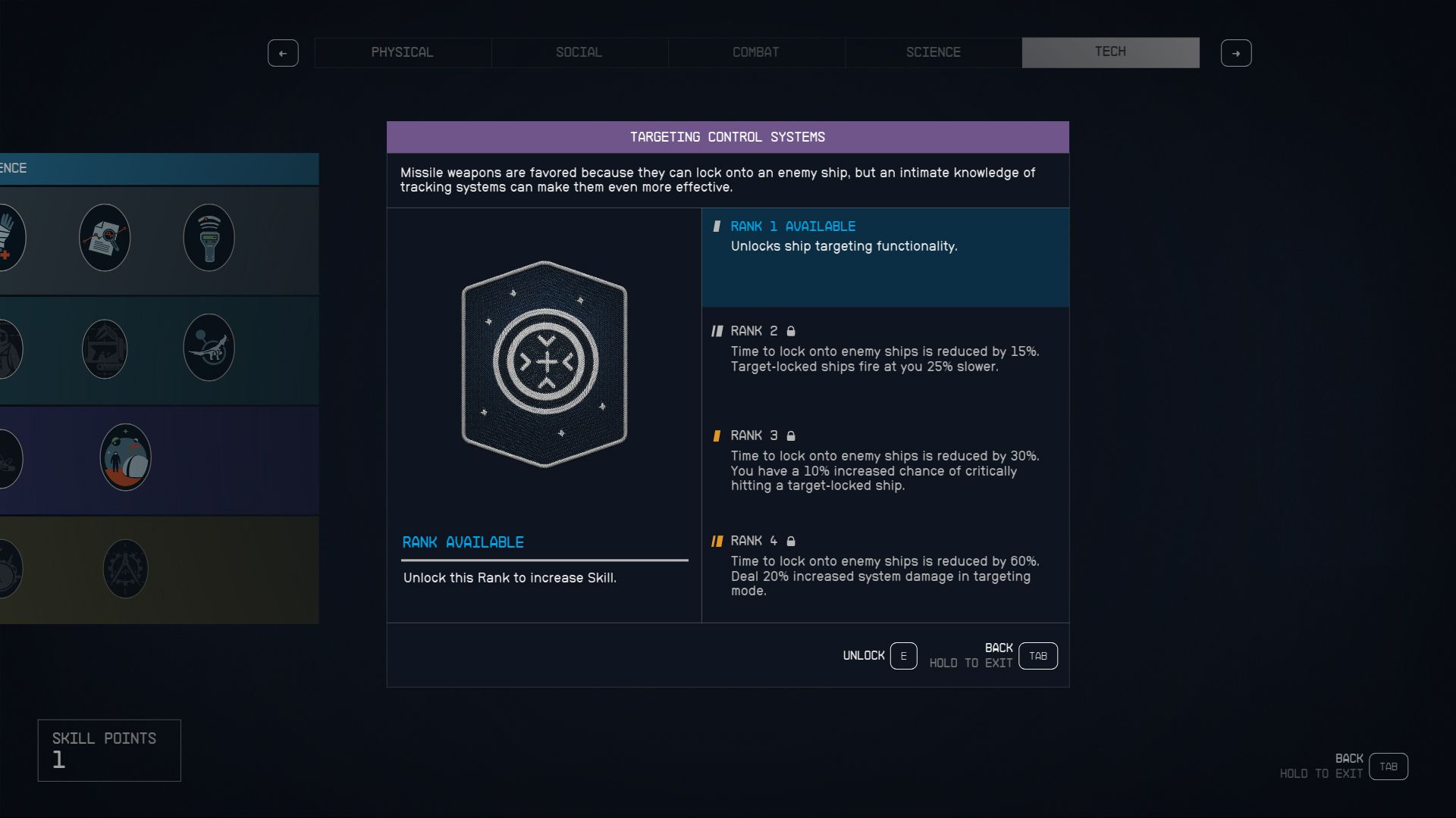 Targeting Control Systems in Starfield