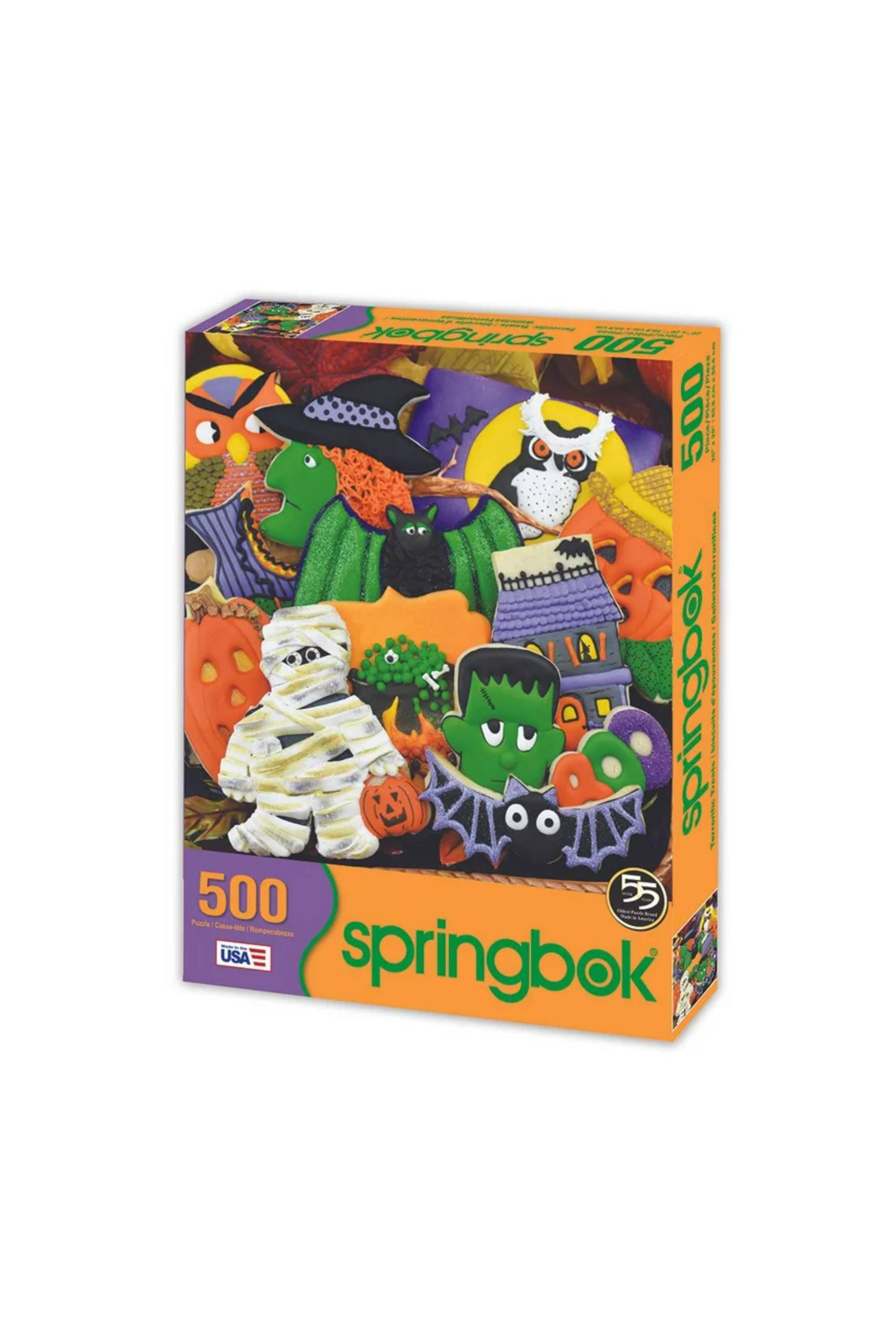 Springbok Puzzles Terrorific Treats 500-Piece Jigsaw Puzzle