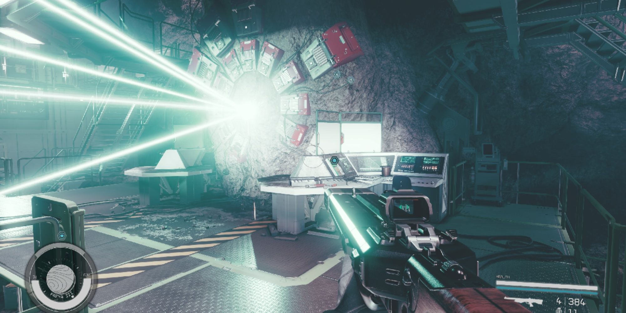 The artifact room in the normal universe in the Entangled quest from Starfield