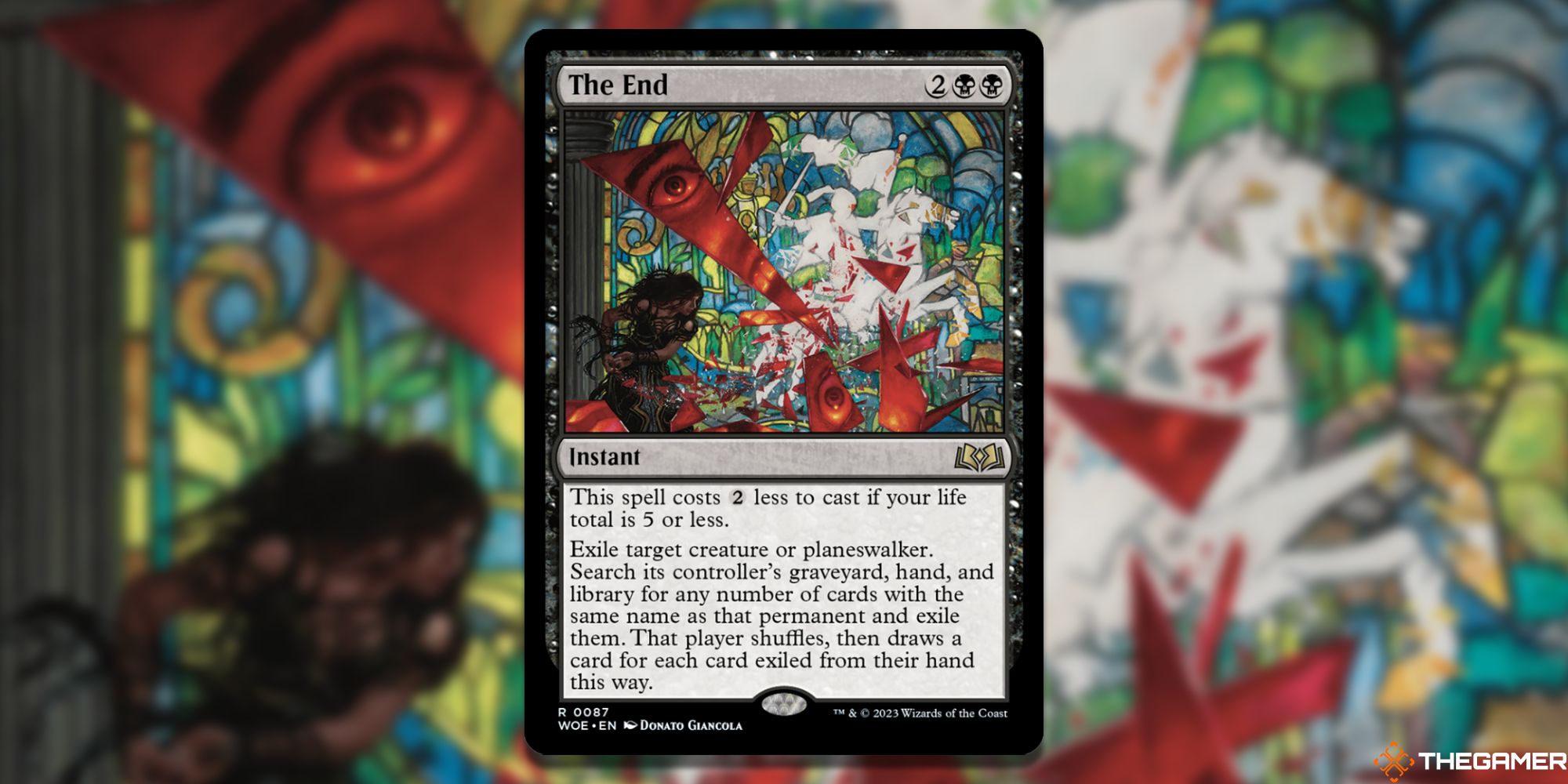MTG: The End card