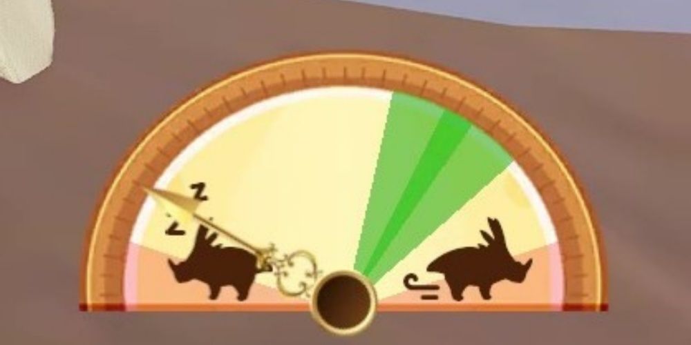 The friendship meter in Paleo Pines