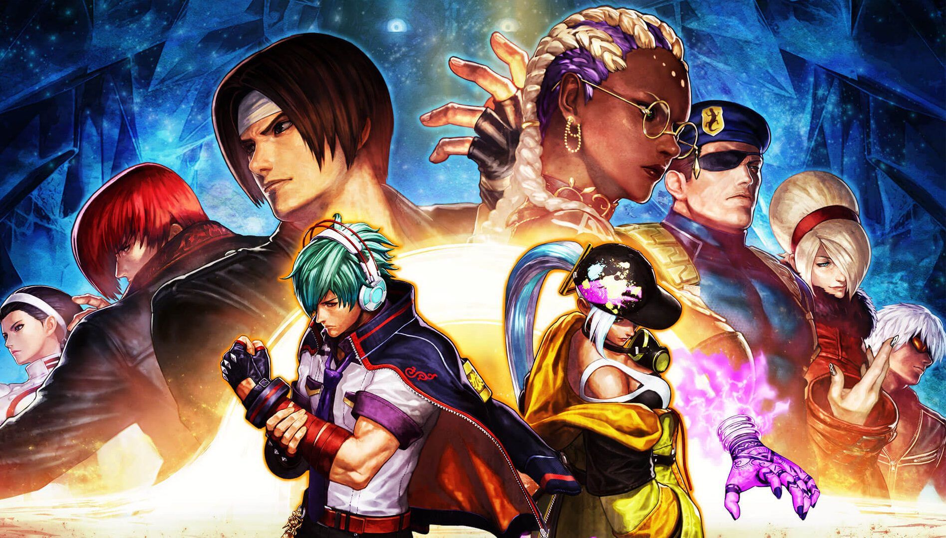 Key Art for The King of Fighters 15, showcasing a handful of Teams and Characters