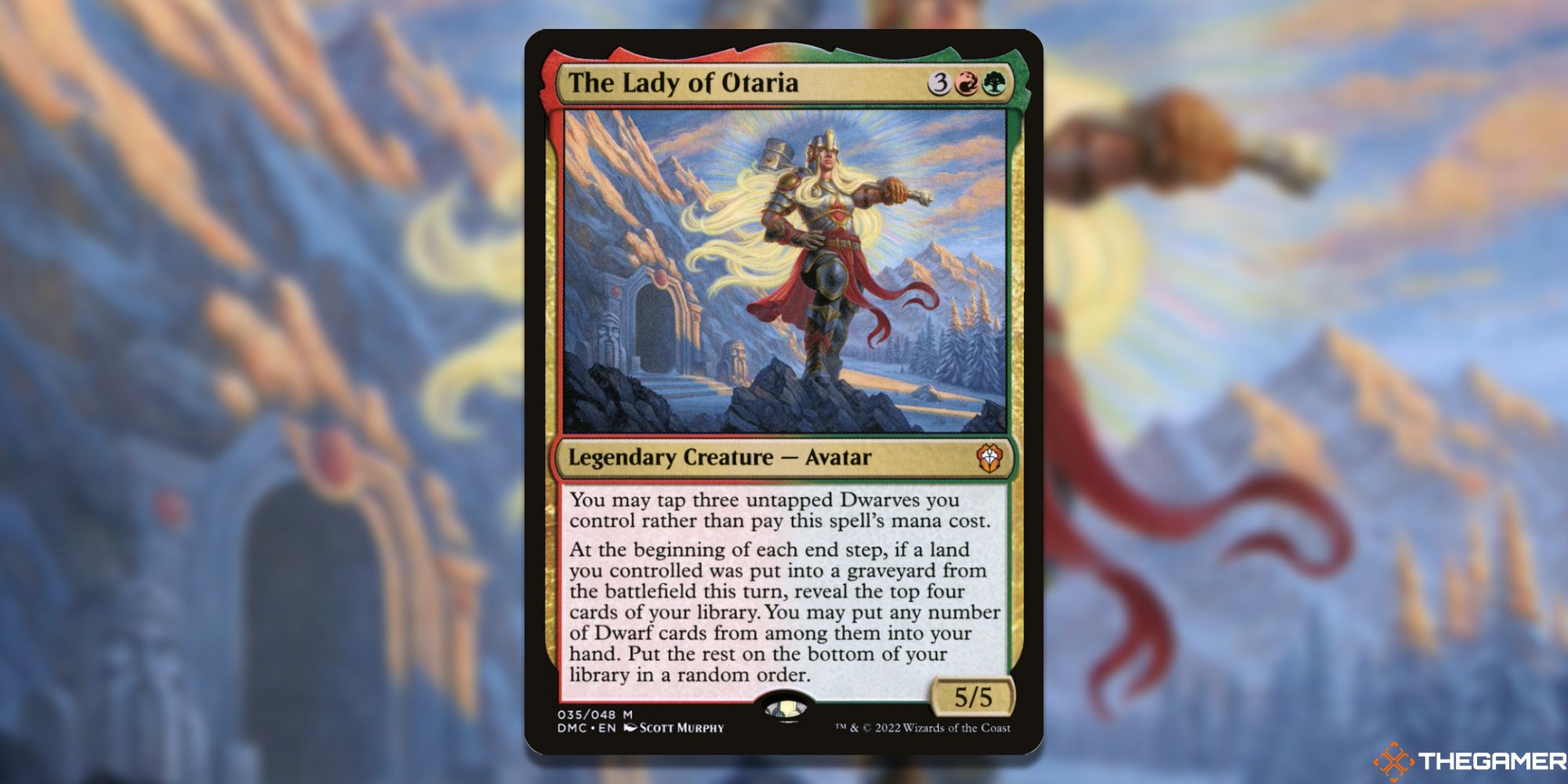 MTG: The Lady of Otaria card