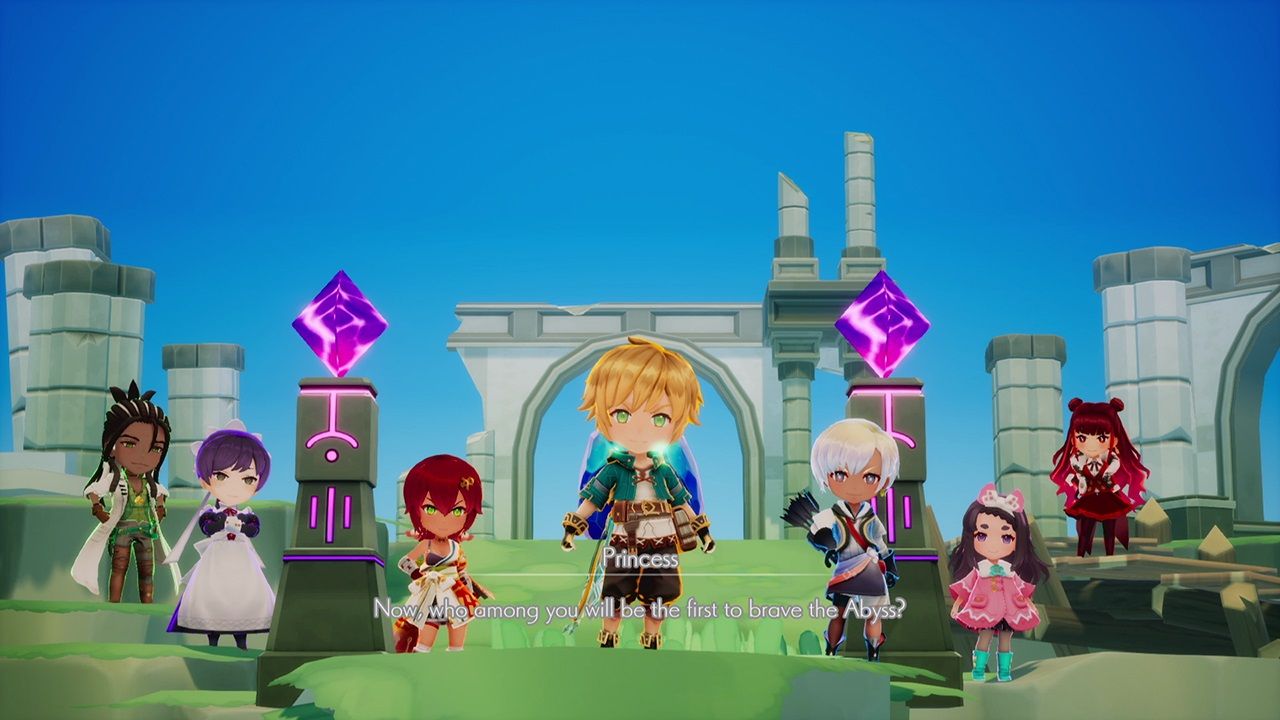 The princess talking to the main characters in Silent Hope.